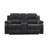Mobili Fabric 3 Pcs Recliner Set With Cupholder ,Drop Down Table-486807319
