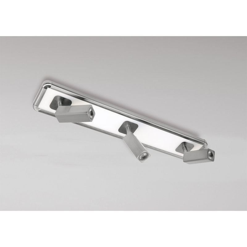 Tyrion LED Spotlight, Satin Nickel