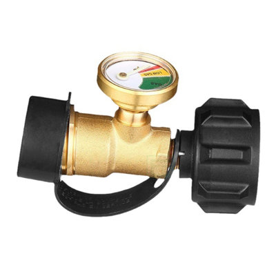 A chopper Propane Tank Gauge  Indicator  Gas Pressure Meter Color Coded For Cylinder