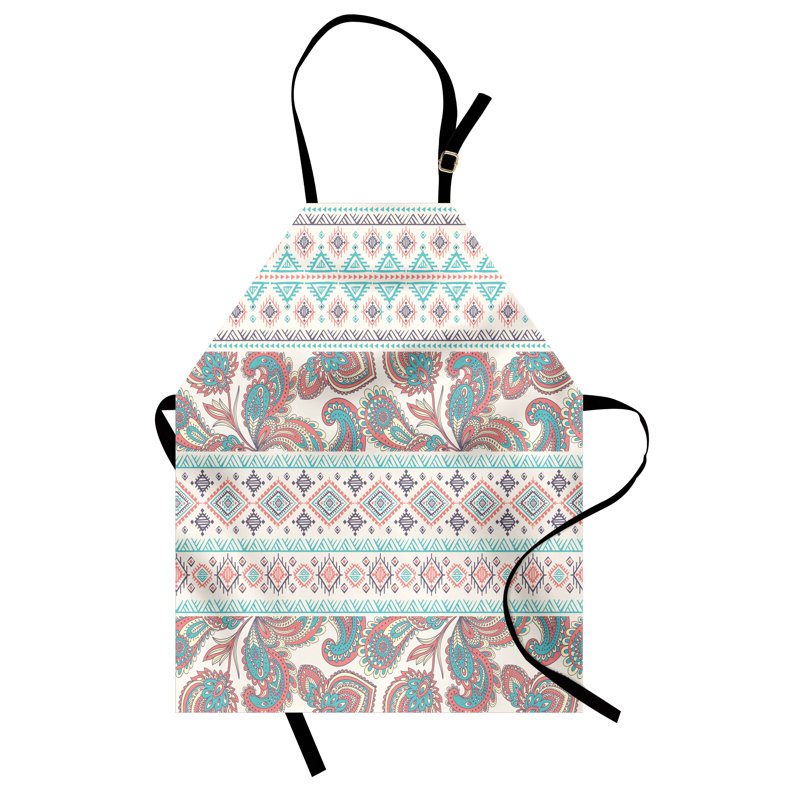 Tablier à motif cachemire