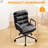 Ergonomic Office Chair 2-Layers Cushioned Faux Cat Paw Leather Armrest Adjustable Height 360° Swivel Home Office Desk Chair -656636893