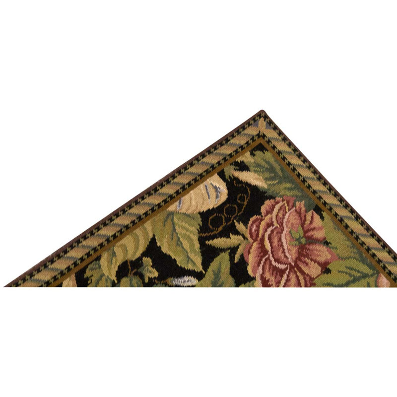 Handmade Wool Floral Area Rug