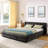 Elegant Upholstered Storage Frame