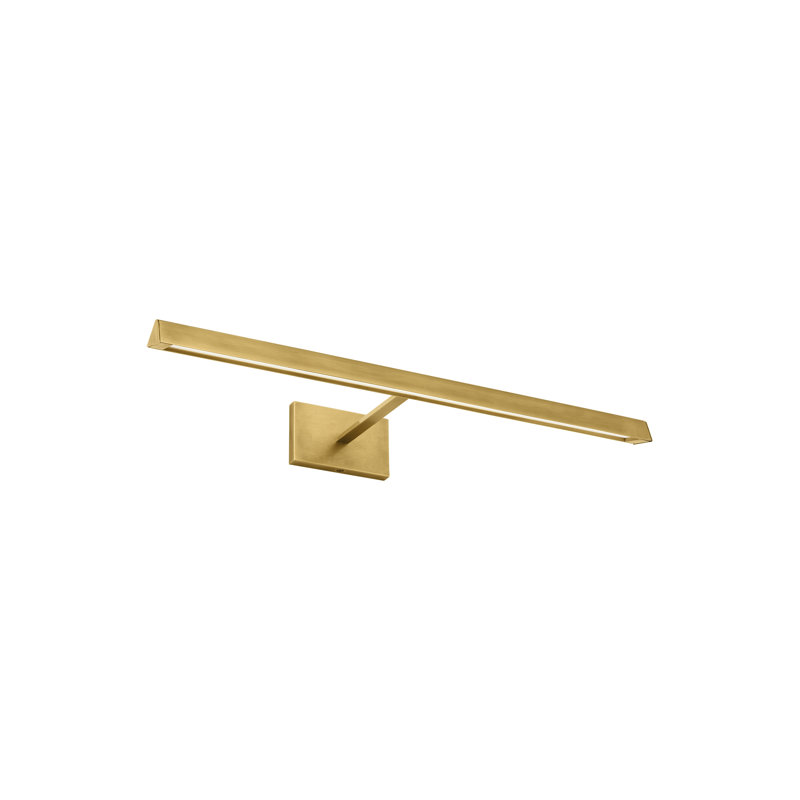Dessau Dimmable LED Wall Mounted Picture Light, Natural Brass
