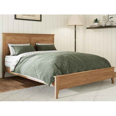 Modern Solid Wood Full Size Platform Bed by Latitude Run
