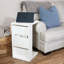 Table d'appoint d'intérieur multi-usage d'intérieur 2 en 1 - Blanc-2120436312