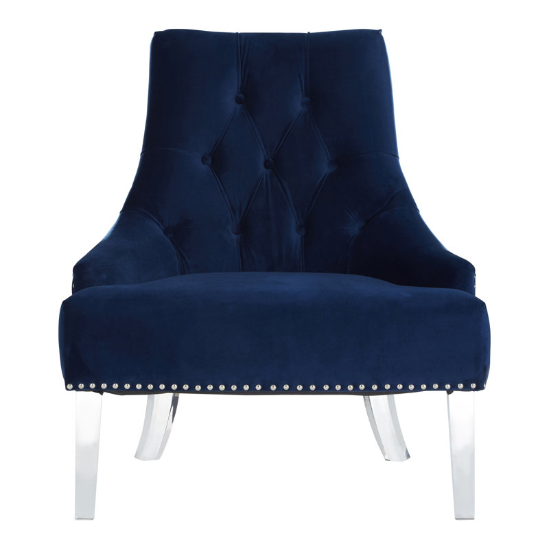 Sabrina Upholstered Armchair, Blue