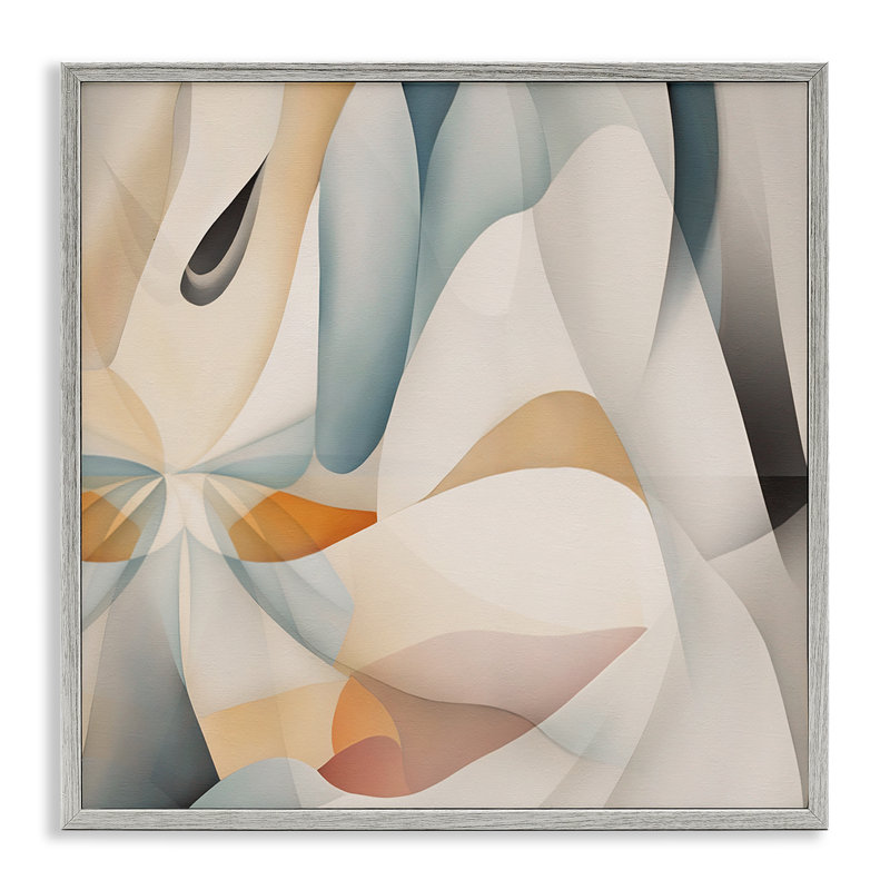 Giclée de formes courbes et fluides par Noah Bay, Estampe numérique Farmhouse, H 24 po x l 24 po