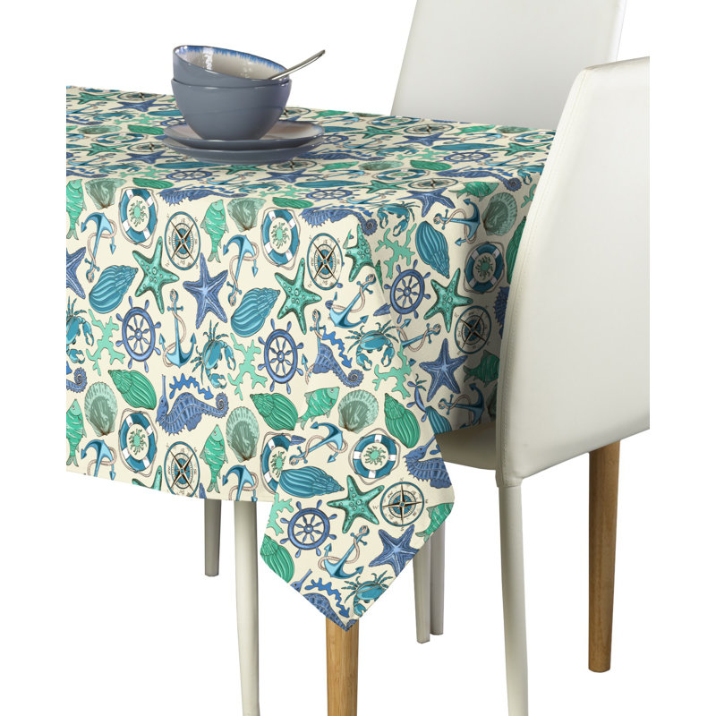 Slagle Geometric Tablecloth, 104" x 60"