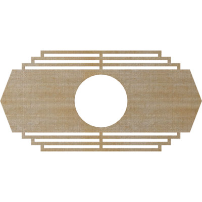 Médaillon de plafond en bois Chrysler