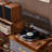 Arkrocket Cassini Bluetooth Vinyl Turntable Record Player 40Watt Stereo Bookshelf Speakers