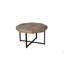 Table basse octogonale en bois avec patchwork de style campagnard 30 pouces