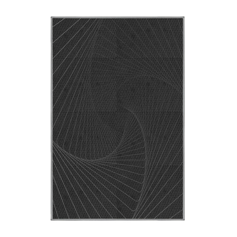 Geometric Indoor Rug, Rectangle 6' x 9'