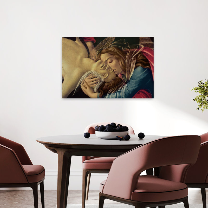 The Lamentation Of Christ, C.1490 Abstract Contemporary Wall Art Print by Sandro Botticelli - Wrapped Canvas Print