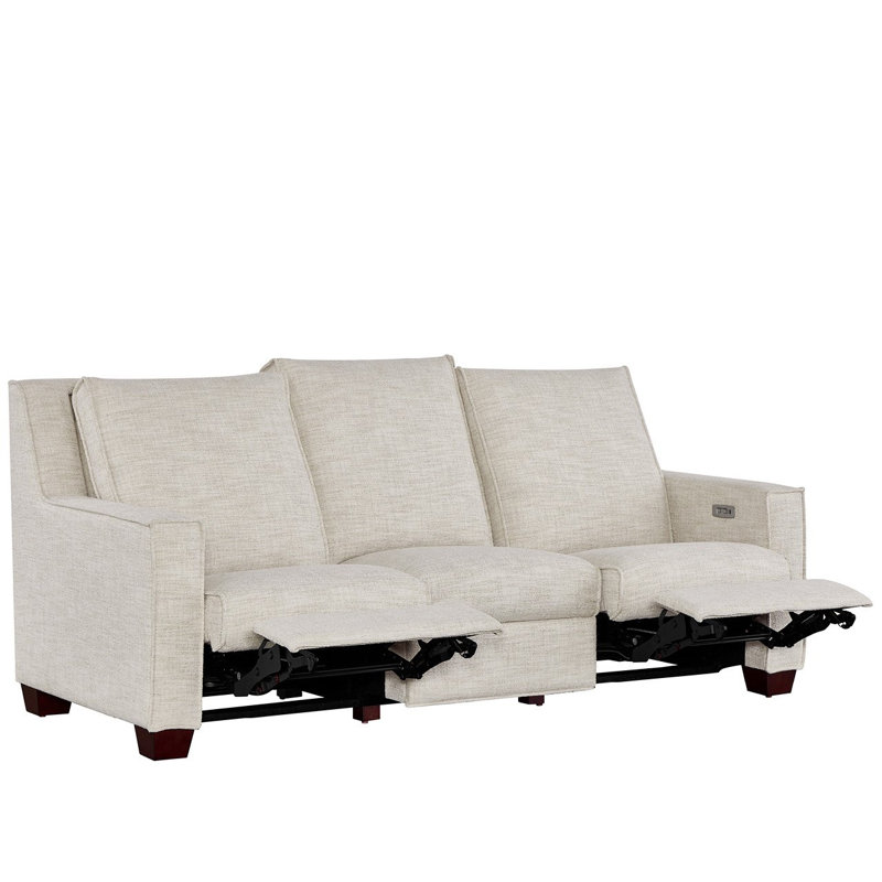 Tucker 90" Wide Yukon Sand Reclining Sofa