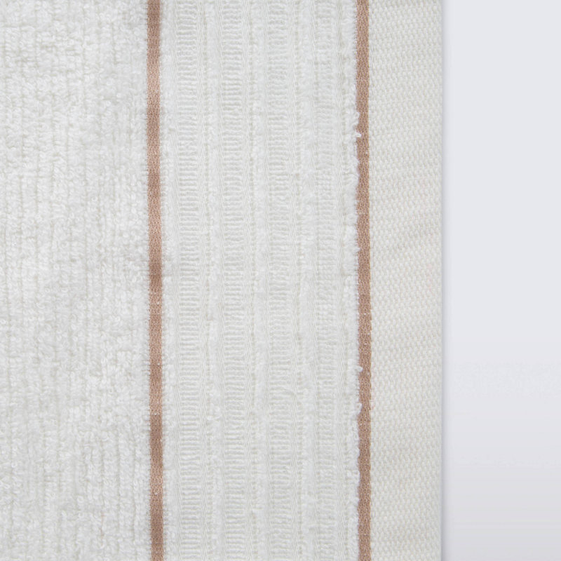 Serviette de bain 100% coton Ebecca, Crème