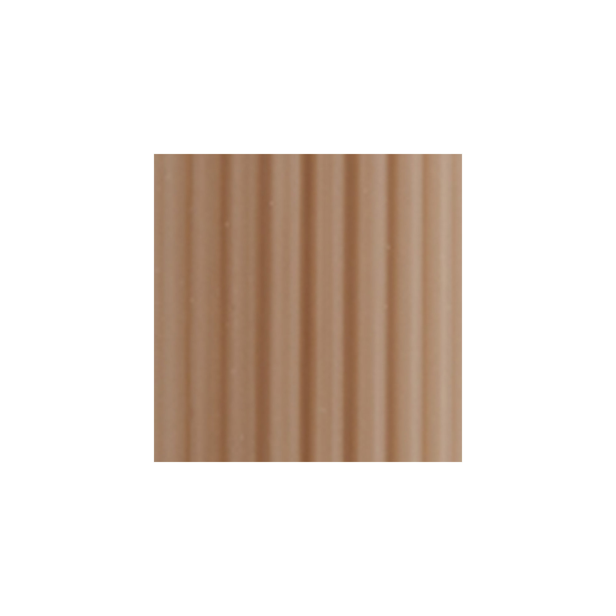 Grecian Collenette Unscented Taper Candle, 9" H x 1.25" W x 1.25" D, Taupe