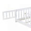 Lit de sol en bois d'hévéa polyvalent avec caractéristiques de sécurité et conception compacte-118684096-118684098