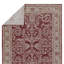 Tapis floral rouge / gris clair Katarina-630073331