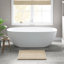 Tapis de bain réversible 100% coton naturel 24 x 44 po 3000 g / m², luxueux, velours moyen 0,5 po, fabrication supérieure antidérapante suggérée, lavable à la machine-443443274-443443294