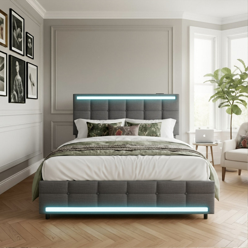 Upholstered Storage Bed
