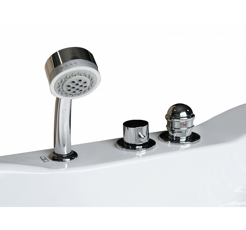 190mm x 150mm Corner Whirlpool Acrylic Bathtub
