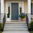 Decorative White Planter Box With Artificial Dog Topiary - 2 Pack