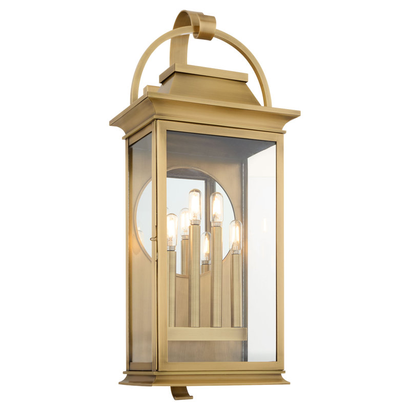 Concord Solid Brass Flush Mounted Sconce