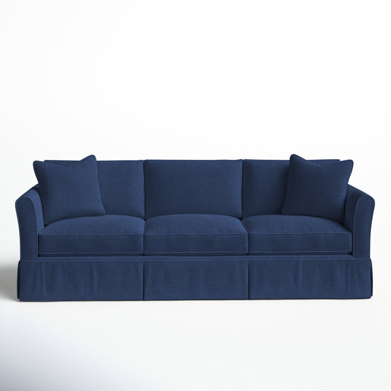 Canapé rembourré 83 po Shelby, Toile bleu marine Sunbrella®