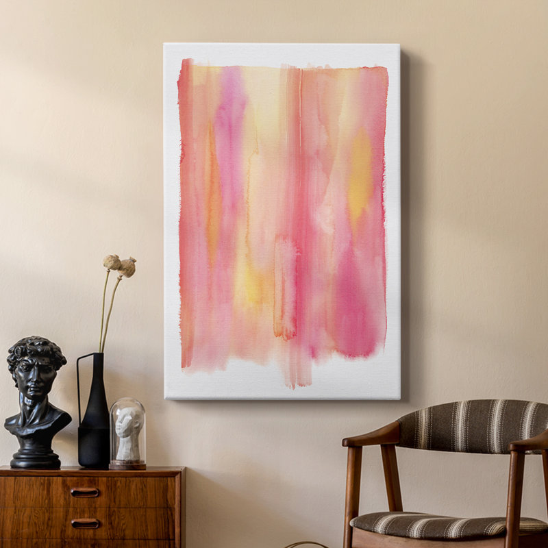 Summer Sherbet Wash II - Gallery Cavas sur mesure, H 18 po x l 12 po