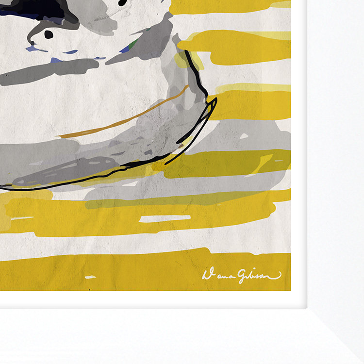 Blue Dog Giclee Print by Dana Gibson