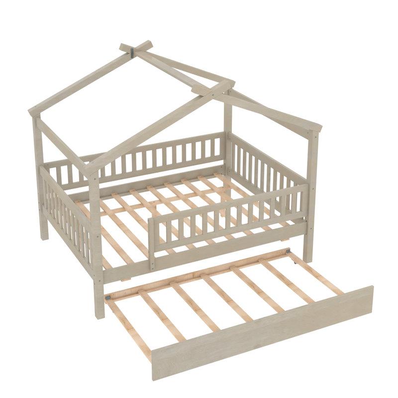 Ventre Kids Full with Trundle, Natural