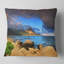 Oreiller en arc-en-ciel seascape over the ocean bay-29460180-29460184