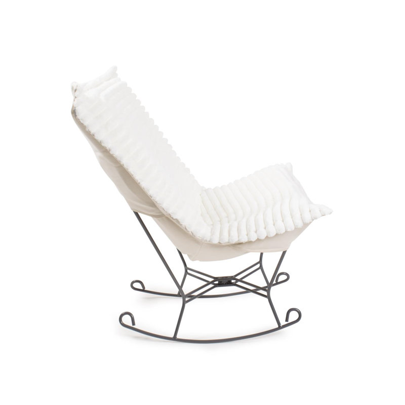 Puff Rocker Shar Pei blanc, Blanc