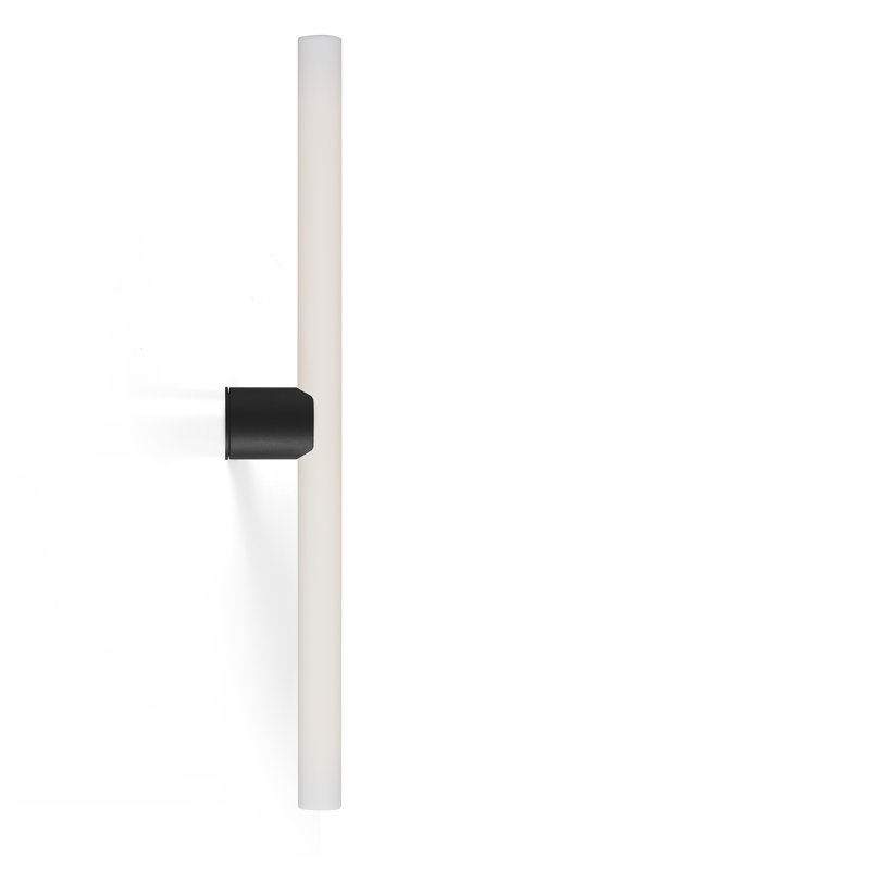 Charolotte Glass Swing Arm Sconce, White, Black