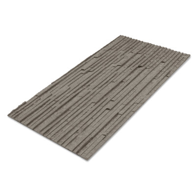11.4" x 22.8" Natural Clay Quartizite Panel Flexible Stone Slate Wall Tile