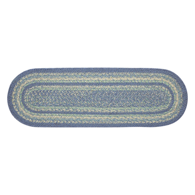 Andreja Non-Slip Stair Tread, Oval 8.5" x 2'3''