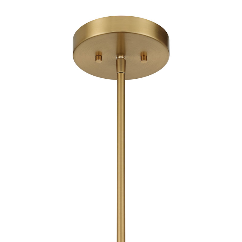 Gaia 6-Light Pendant in Warm Brass by Breegan Jane, Warm Brass