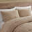2 PCS Twin/Twin XL Chenille Oversized Comforter Set Tan-114494790
