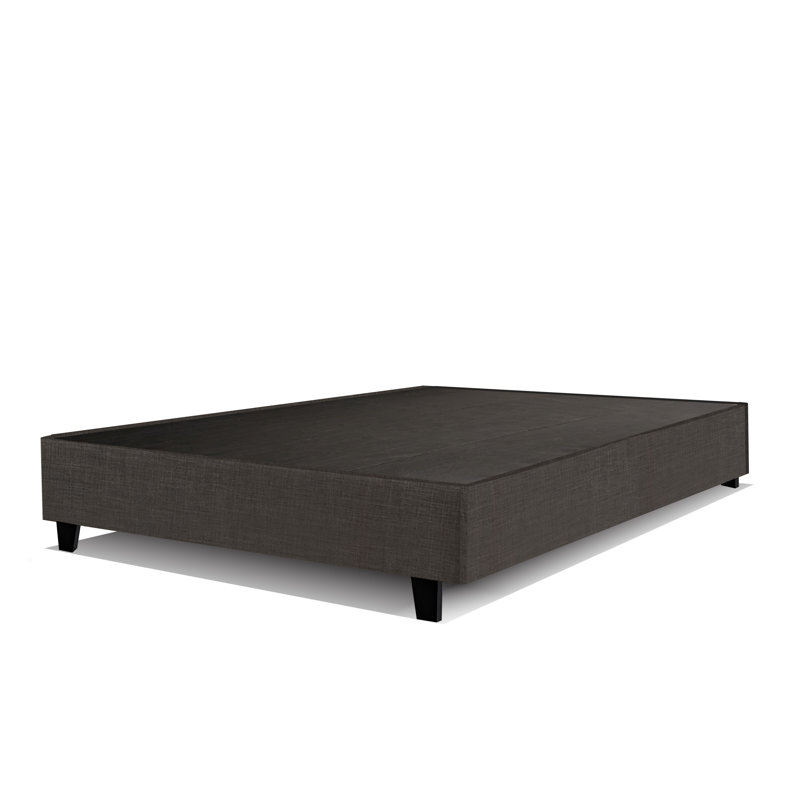 Lit plateforme tapissier 14 po Brin, Grand, gris