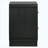 Black 2-Drawer Nightstand Bedside Table