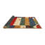 Tapis contemporain rouge / vert / bleu-1966012092