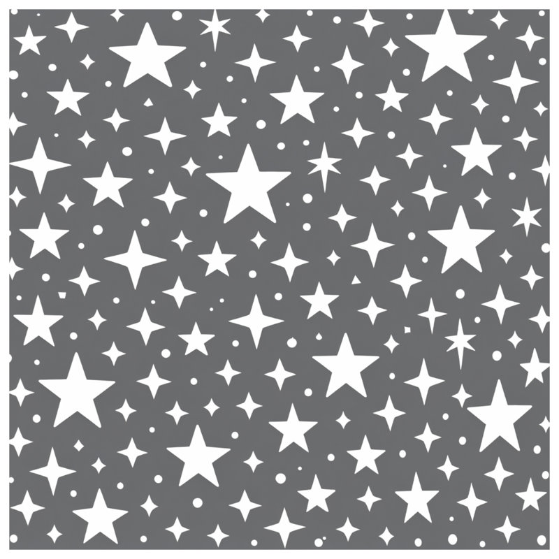 Coussins décoratifs gris Starry, 18 x 18 inches