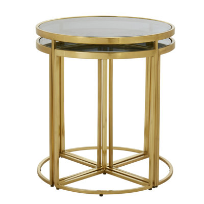 Glass Top Nesting Tables