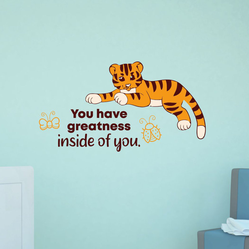 Text & Numbers Wall Decal, 8" H x 10" W x 0.05" D