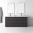 Arla 72'' Natural Wood Veener Plywood Bathroom Vanity with Engineered Solid Surface Top-37341657