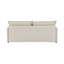 Canapé-lit modulaire en tissu Elisea avec 2 coussins décoratifs