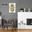 Art mural en verre acrylique épique «Botanical Flame Lilies» par Kathleen Parr, 16 po x 24 po-117481737