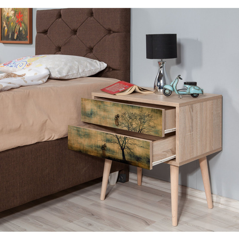 Joanna 60 cm W Bedside Table