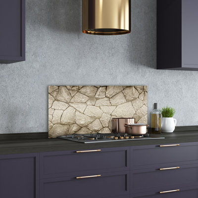 Flatley 50cm W x 100cm L Glass Peel and Stick Panel